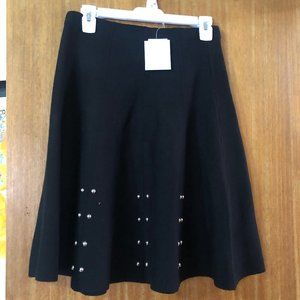 black skirt